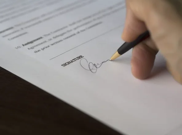 Paperwork handled